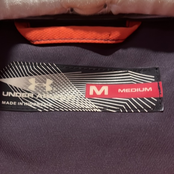 Men’s orange Under Armour Jacket zip up size Med - Picture 3 of 10